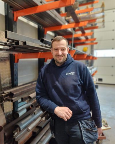 Dimas Van Rompaey lasser en zaakvoerder Dimas Technics
